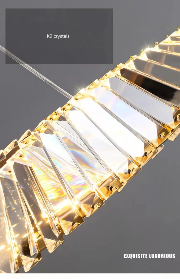New luxury crystal wall lamp, artistic decoration for interior space