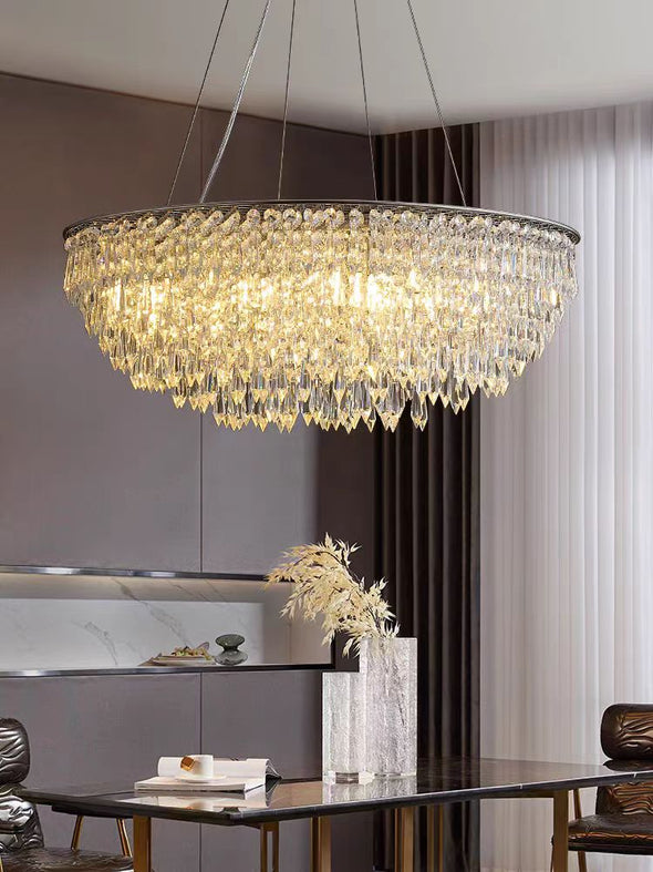 Round Luxury Chandelier for Villa Dining Room
