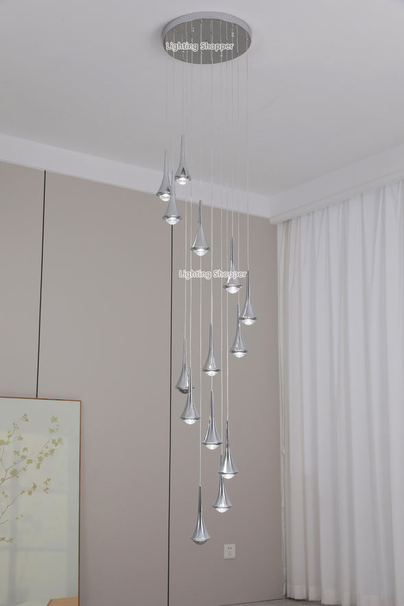 Multi Pendant Light Chandeliers For Entryway Lobby And Hallway