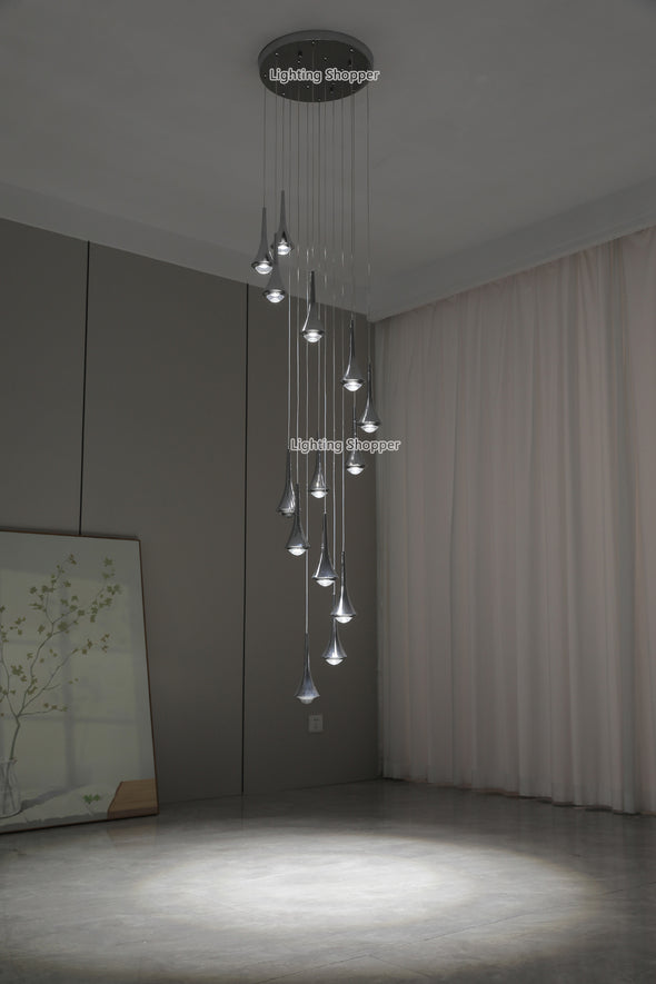 Multi Pendant Light Chandeliers For Entryway Lobby And Hallway