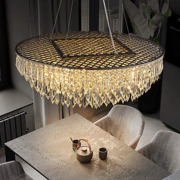 Round Luxury Chandelier for Villa Dining Room