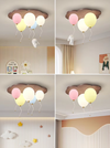 Colorful balloon cloud ceiling lamp for children's bedroom