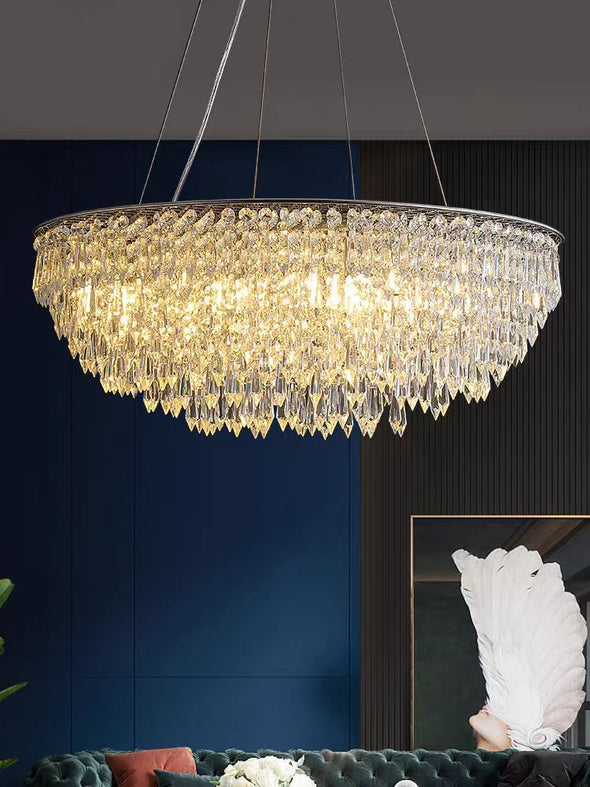 Round Luxury Chandelier for Villa Dining Room