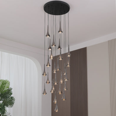 Multi Pendant Light Chandeliers For Entryway Lobby And Hallway