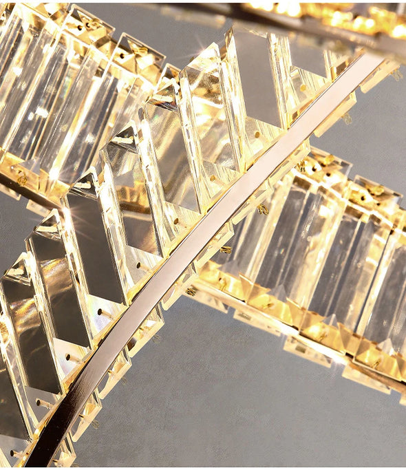 Luxurious crystal chandelier. New design,Suitable for various indoor spaces.