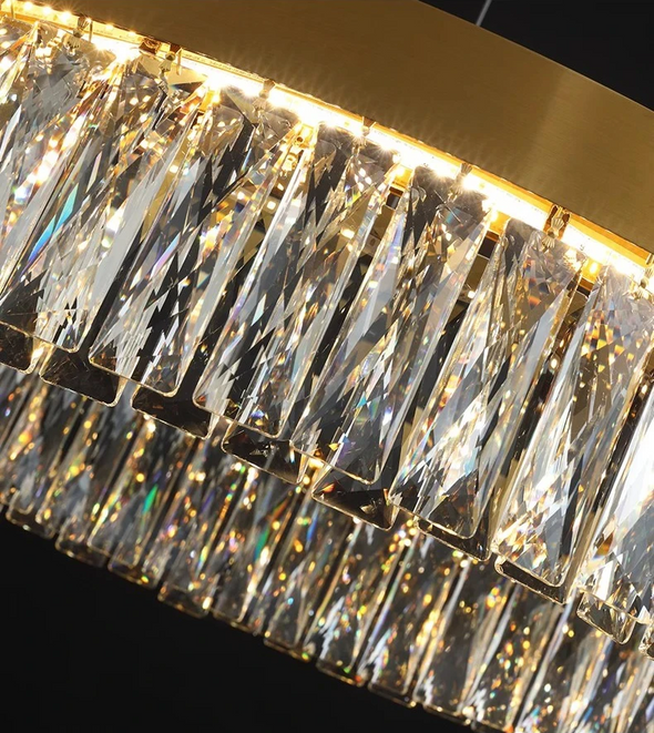 Exquisite crystal chandelier for villas, apartments or restaurant island tables