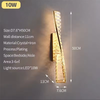 New luxury crystal wall lamp, artistic decoration for interior space