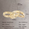 Luxurious crystal chandelier. New design,Suitable for various indoor spaces.