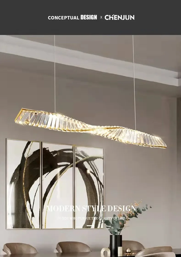 New luxury crystal wall lamp, artistic decoration for interior space