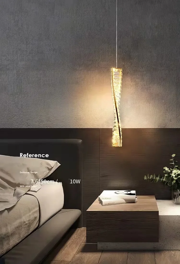 New luxury crystal wall lamp, artistic decoration for interior space