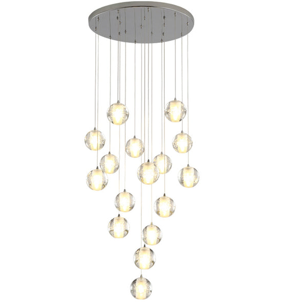 modern bubbles ball chandelier for staircase 