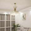 Modern Crystal Chandeliers Lights kitchen island lighting Pendant lamp