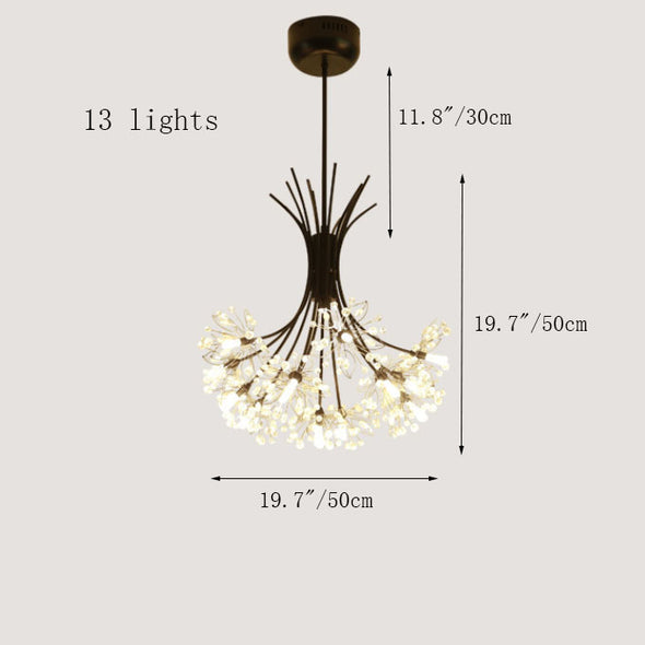 Modern Crystal Chandeliers Lights kitchen island lighting Pendant lamp