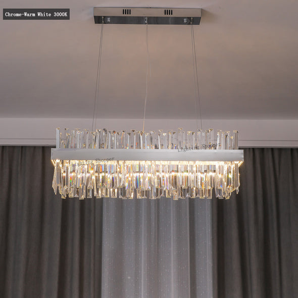 Lumi Chandelier Rectangular Kitchen Island Decorative Lighting