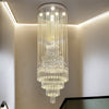 Double Layer Crystal Chandeliers Large Floating Castle Chandelier Lighting