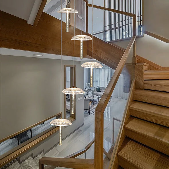 Creative Elegant Staircase Chandeliers