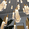 Modern Rain Drop Stairway Chandelier