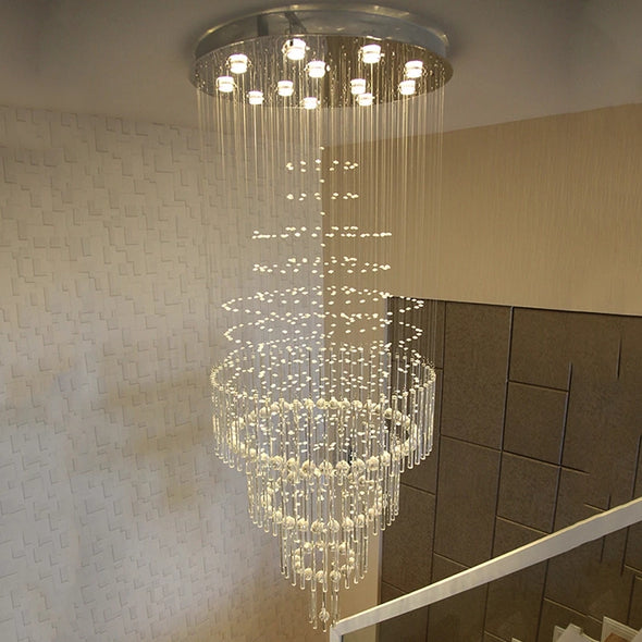 Double Layer Crystal Chandeliers