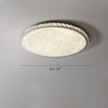 Contemporary Flush Mount Light for Living Room Crystal Ceiling Lamp