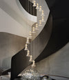 Large Chandeliers For High Ceiling Staircase