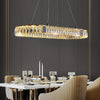 Rectangle Crystal Ring Chandelier