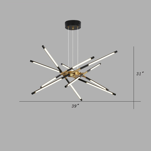 Modern Sputnik Chandelier