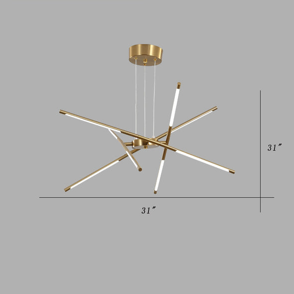 Modern Sputnik Chandelier For Living Room