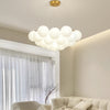 Large Glass Globe Cluster Pendant Lighting 