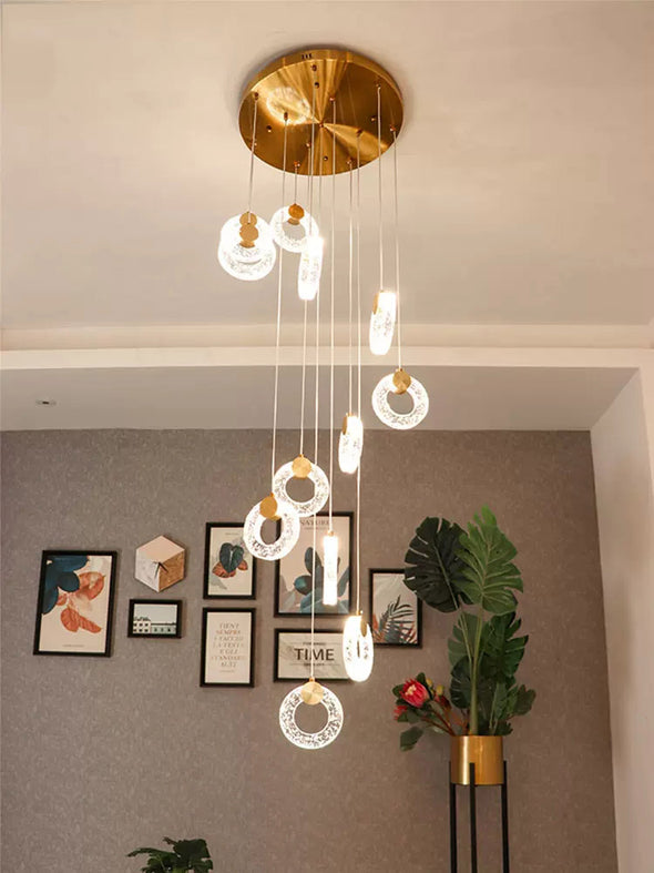 High Ceiling Foyer Chandelier