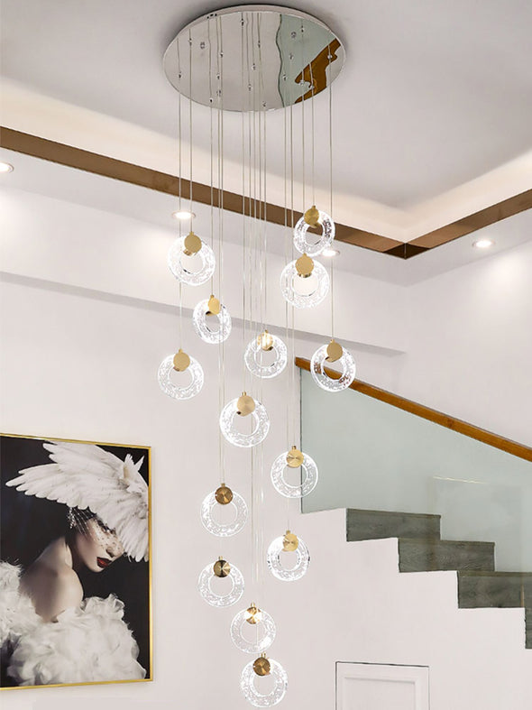 High Ceiling Foyer Chandelier