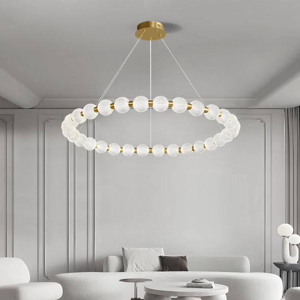 Nordic style art wreath chandelier