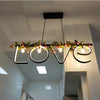 Love shape Pendant Lighting with decorative flower ambient lights